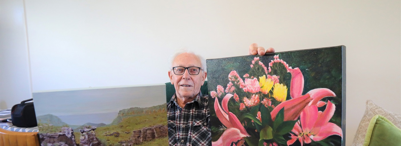 Neville has been a part of the Toowoomba Art Society for eight years. 